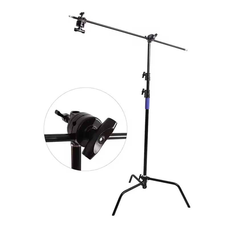 MagicLine Black Light C Stand with Boom Arm (40 Inch)