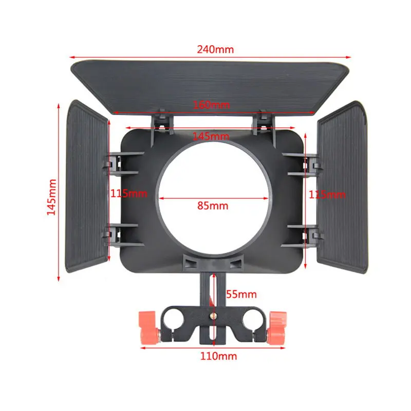 MagicLine Professional DSLR Camera Cage With Follow Focus & Matte Box