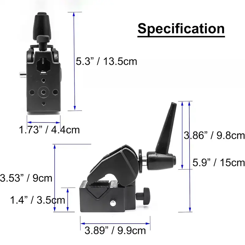 MagicLine Multi-Function Super Clamp with Standard Stud
