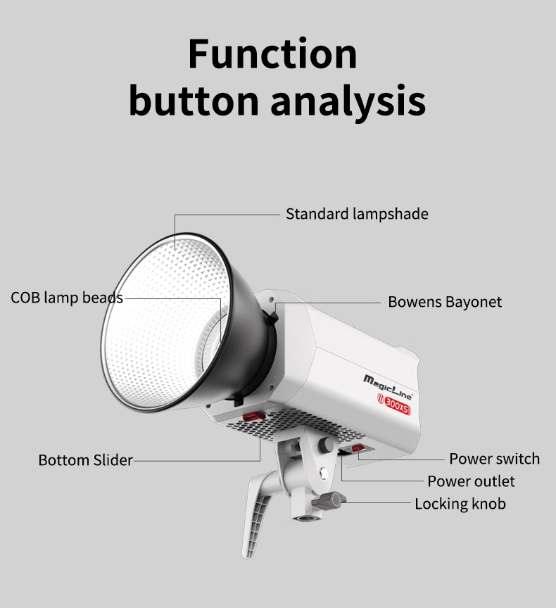 RGB COB video light