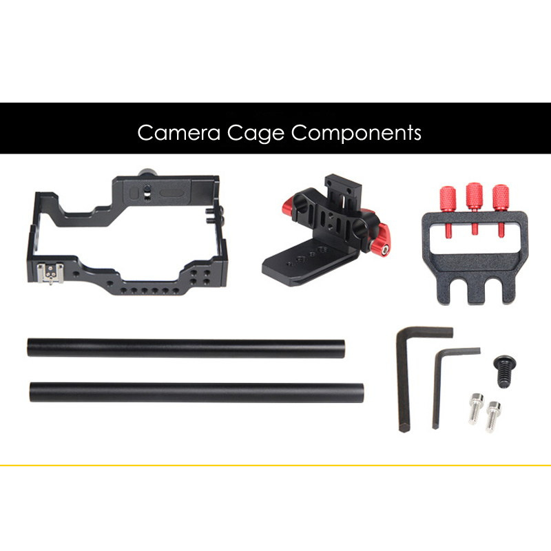 MagicLine Professional DSLR Camera Cage With Follow Focus & Matte Box
