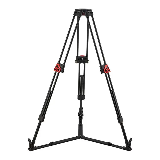  2-Stage Aluminum Tripod with Ground Spreader (100mm)