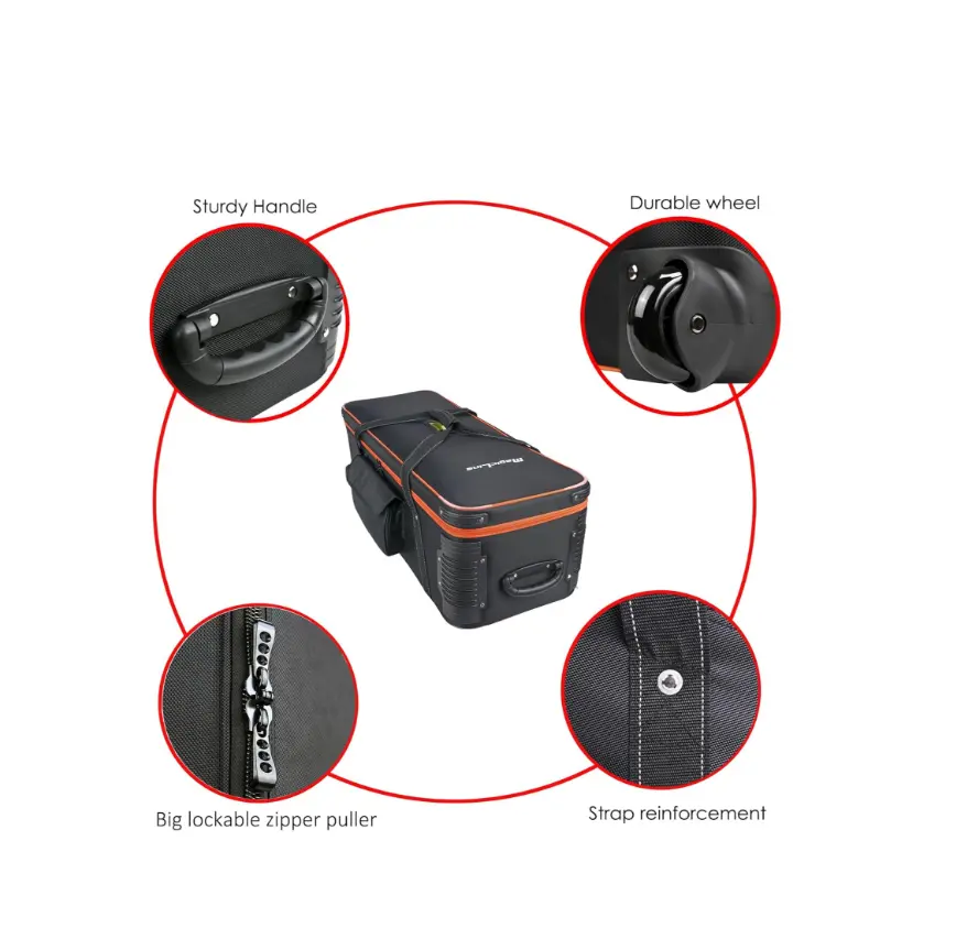 MagicLine Photo Equipment Large Carry Bag with Side Pocket 39.4″x14.6″x13″
