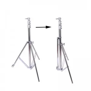MagicLine MultiFlex Sliding Leg Stainless Steel Light Stand (With Patent)