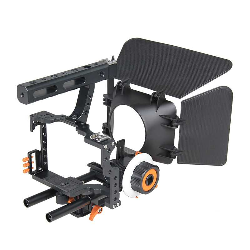 MagicLine Professional DSLR Camera Cage With Follow Focus & Matte Box