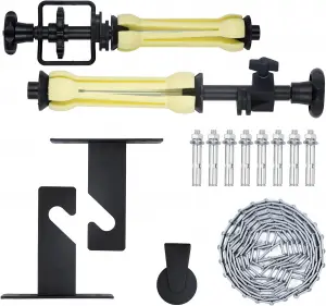 MagicLine  Single Roller Wall Mounting Manual Background Support System