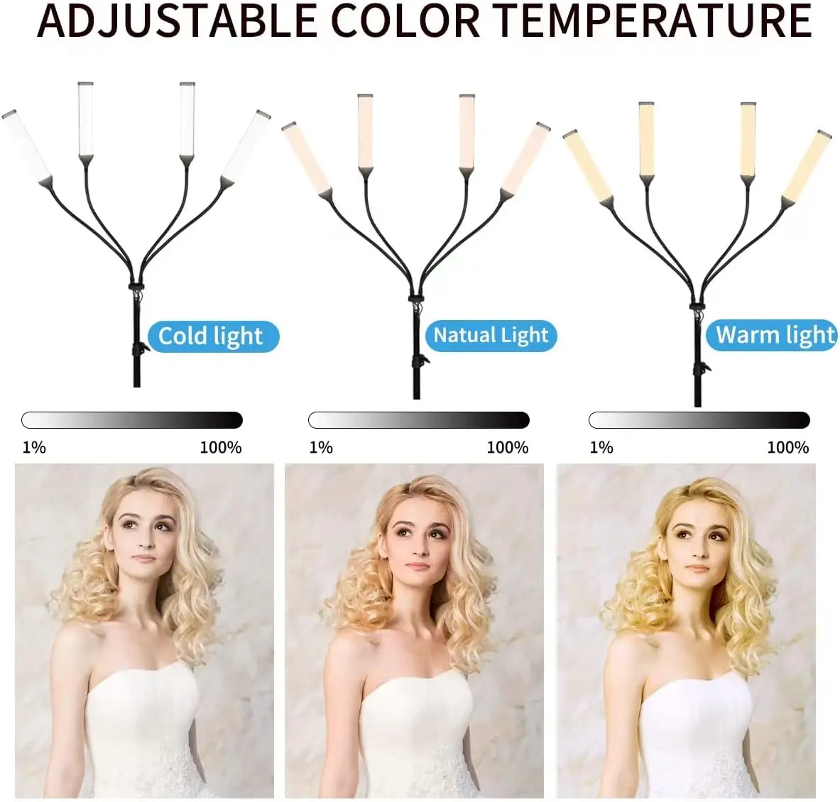 MagicLine 75W Four Arms Beauty Video Light