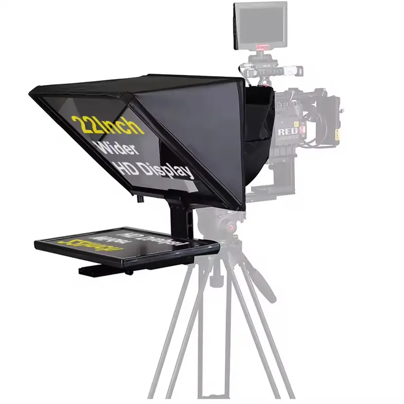 MagicLine Large Teleprompter System X22 Video Broadcast Prompter Audio Tv 22 Inch Full Hd Monitor For Interview Studio