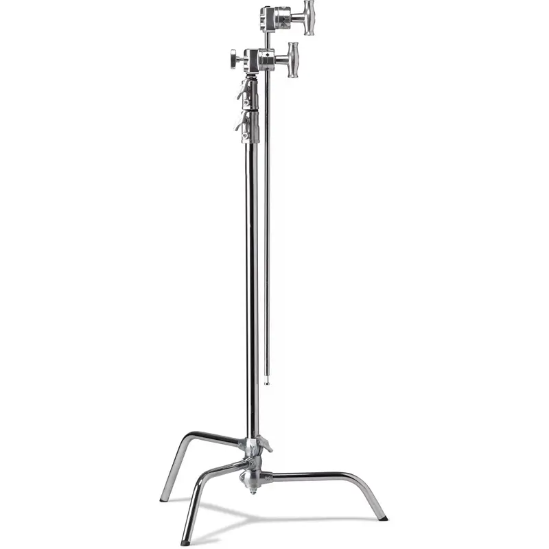 MagicLine Master C-Stand 40″ Riser Sliding Leg Kit (Silver, 11′) w/Grip Head, Arm