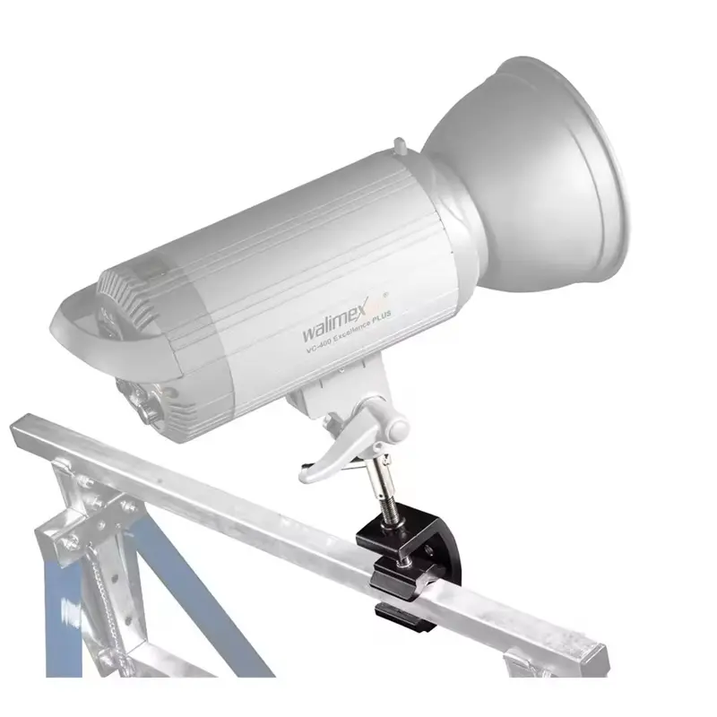 MagicLine Pipe Clamp with 5/8 Pin Pole Clamp Studio Screw Terminal Heavy Duty (SP)