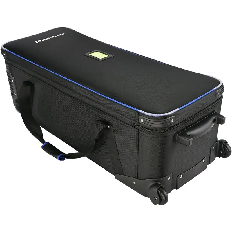 MagicLine 39″/100cm Rolling Camera Case Bag  (Blue Fashion)
