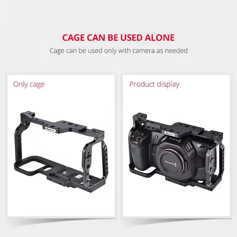 MagicLine Aluminium Camera Rig Cage for BMPCC 4K 6K Blackmagic
