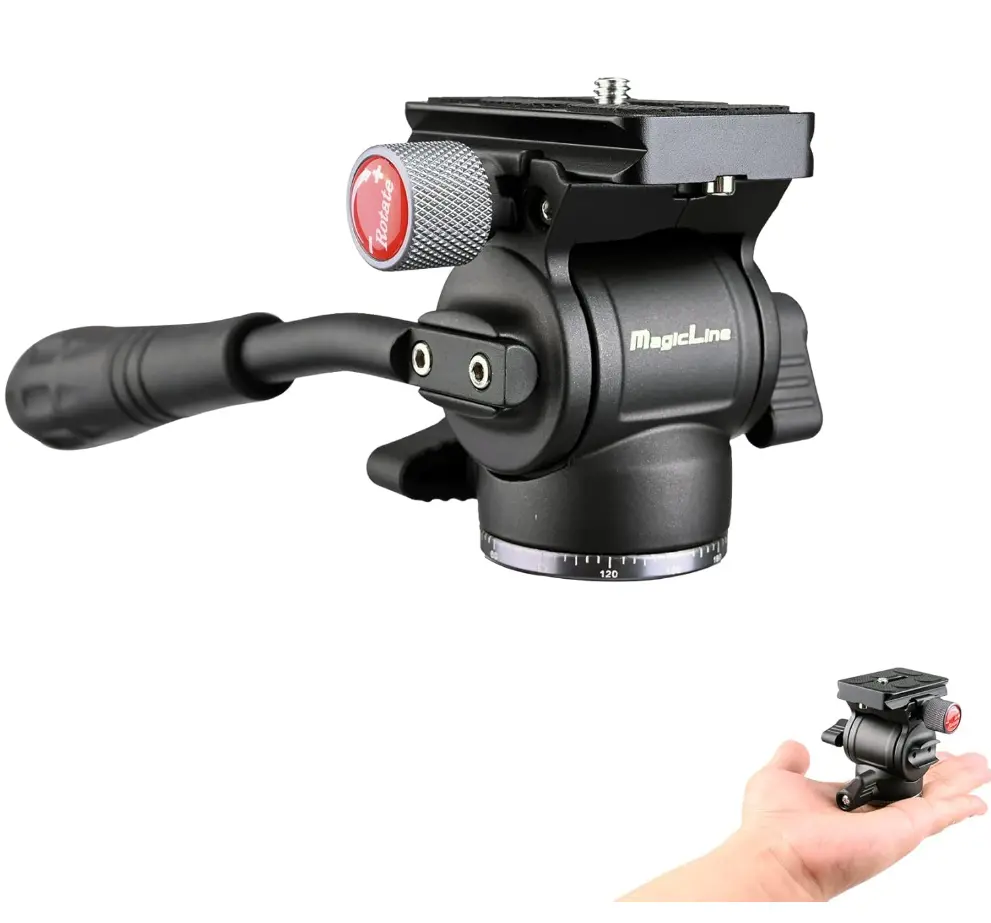 Video tripod fluid head
