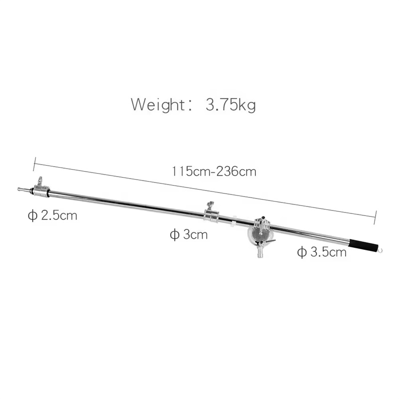 MagicLine Stainless Steel Studio Photo Telescopic Boom Arm