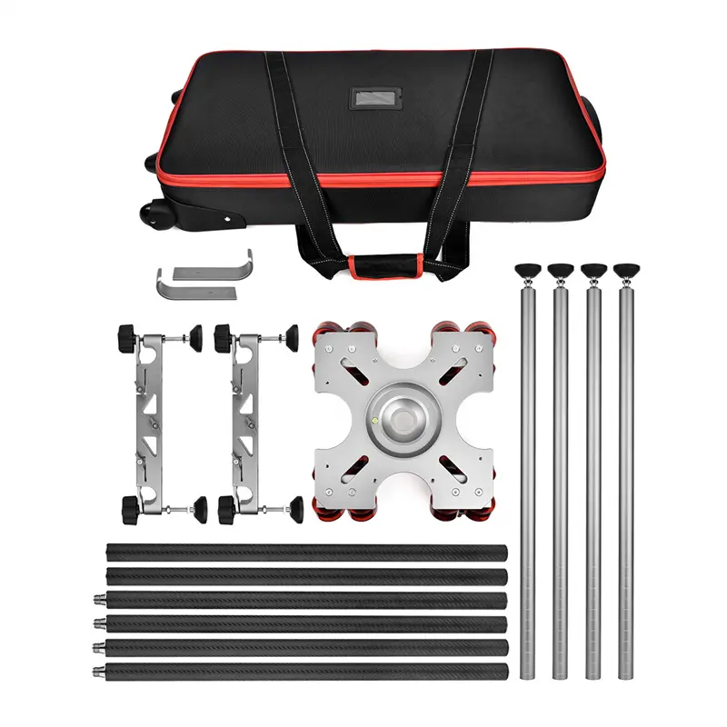 MagicLine 210cm Camera Slider Carbon Fiber Track Rail 50Kg Payload