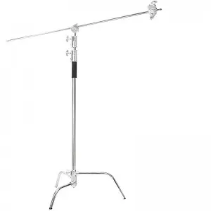 MagicLine 325CM Stainless Steel C Stand with Boom Arm