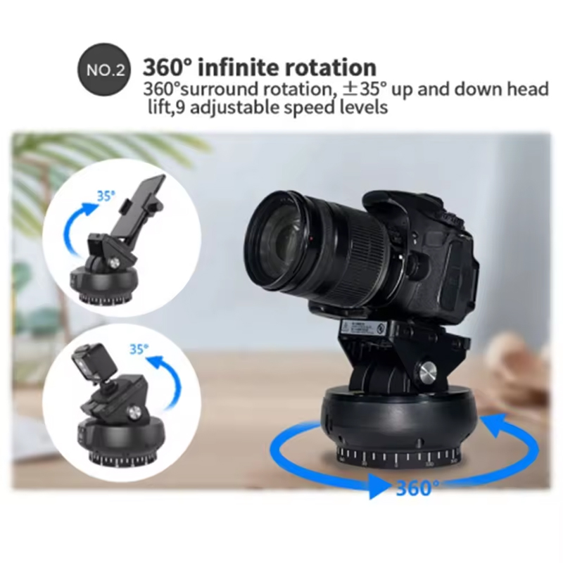 MagicLine Motorized Rotating Panoramic Head Remote Control Pan Tilt Head