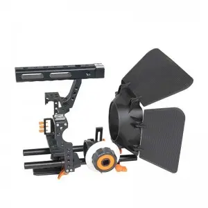 MagicLine Professional DSLR Camera Cage With Follow Focus & Matte Box
