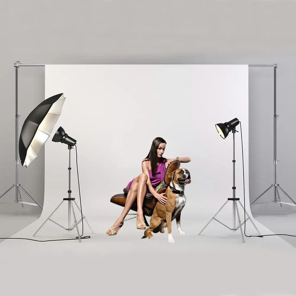 MagicLine Stainless Steel Backdrop Stand 9.5ftx10ft Photo Stand