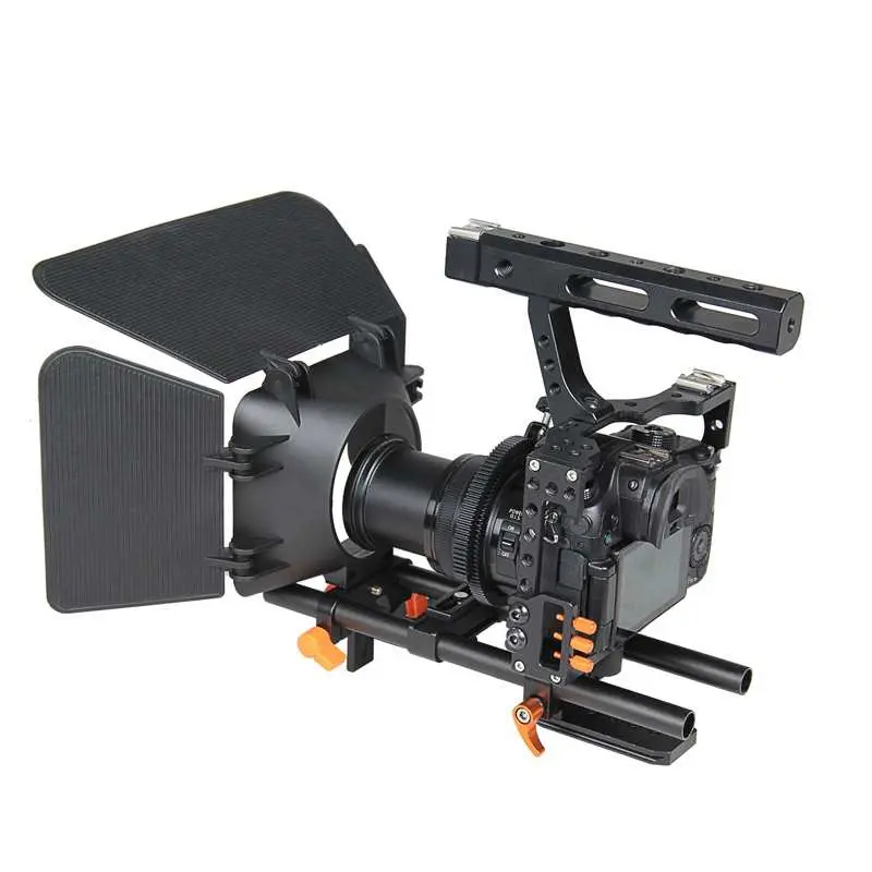 MagicLine Professional DSLR Camera Cage With Follow Focus & Matte Box