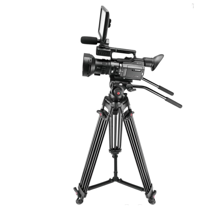 70.9 inch Heavy Aluminum Video Camera Tripod Kit detais (3)