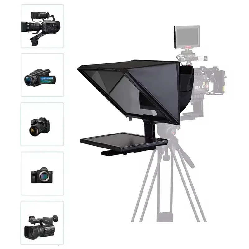 MagicLine Large Teleprompter System X22 Video Broadcast Prompter Audio Tv 22 Inch Full Hd Monitor For Interview Studio