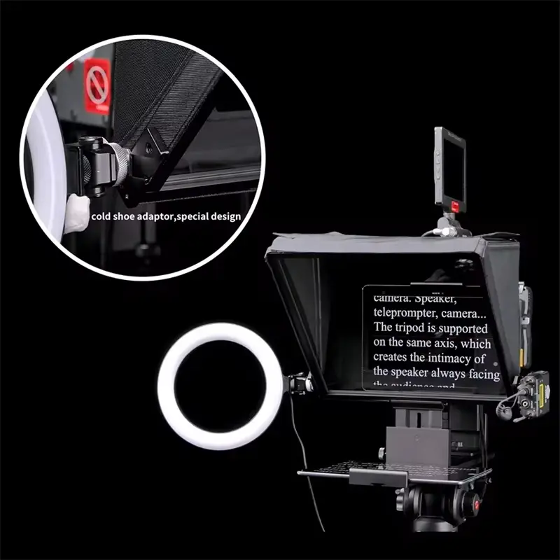 MagicLine Teleprompter 16″ Beamsplitter Aluminum Alloy Foldable Design
