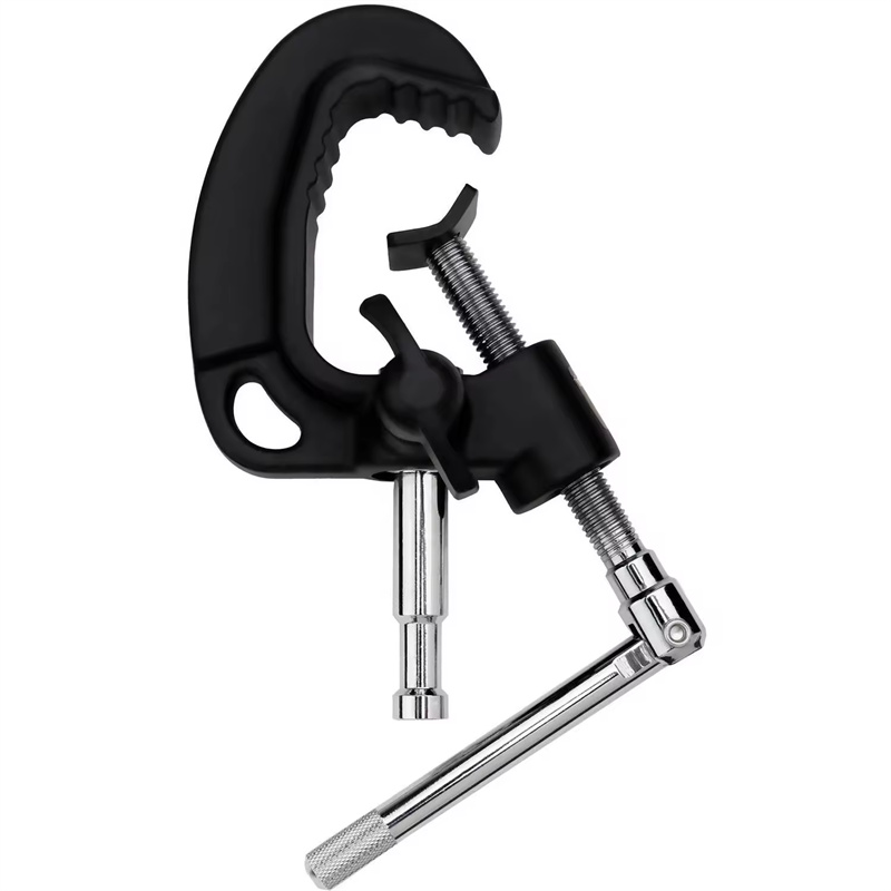 MagicLine Junior Pipe Clamp with Baby Pin TV Junior C-Clamp with Tommy Bar and Pad (C65)
