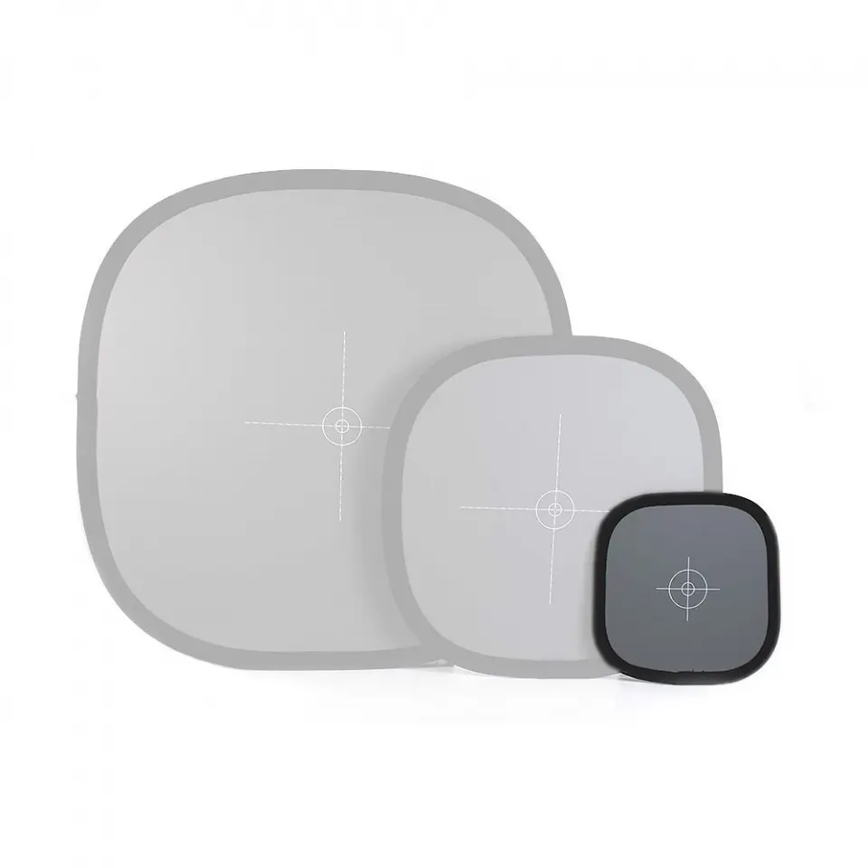 MagicLine  Gray/White Balance Card,12×12 Inch (30x30cm) Portable Focus Board 