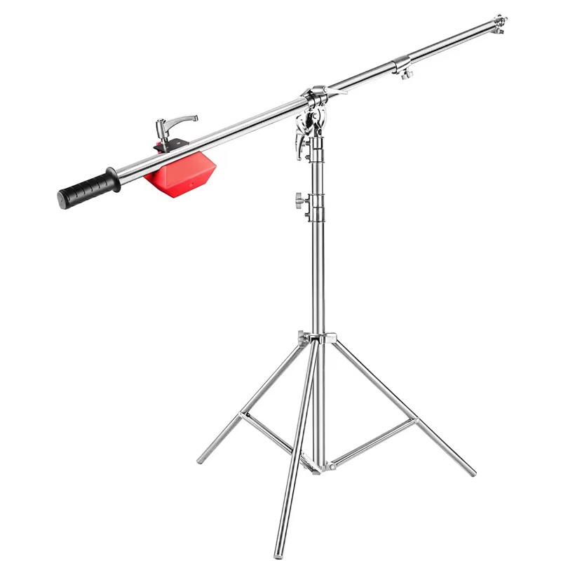 MagicLine Stainless Steel Boom Light Stand With Ho01