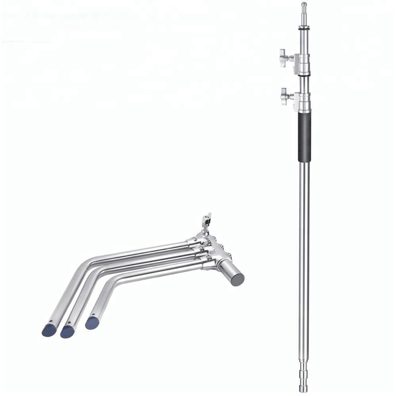 MagicLine Stainless Steel C Light Stand (194CM )02
