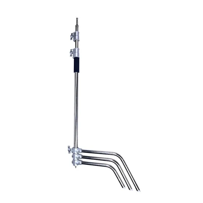 MagicLine MultiFlex Sliding Leg Stainless Steel C Light Stand 325CM