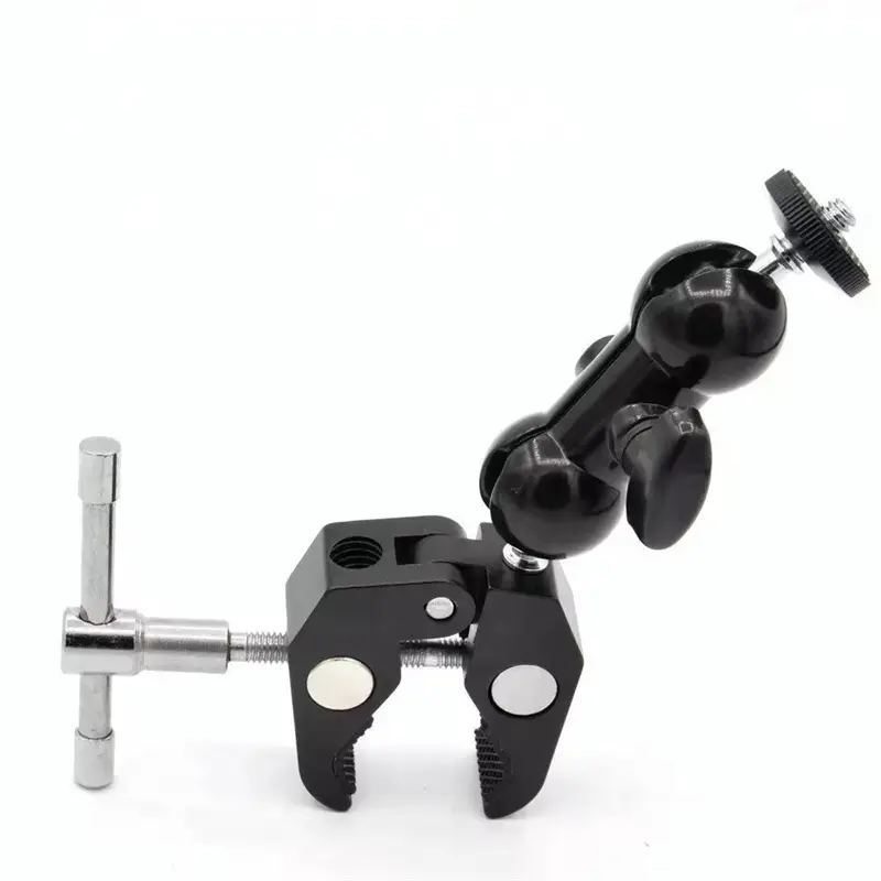 MagicLine Multi-Functional Crab-Shaped Clamp with Ballhead Magic Arm