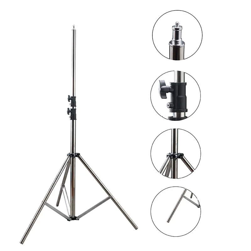 MagicLine Stainless Steel + Reinforced Nylon Light Stand 280CM