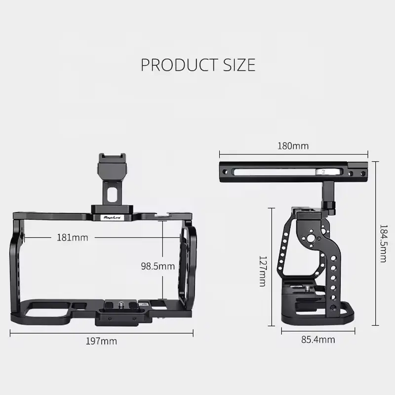 MagicLine Aluminium Camera Rig Cage for BMPCC 4K 6K Blackmagic