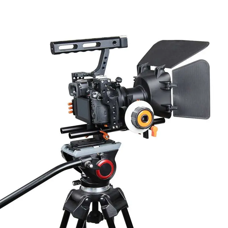MagicLine Professional DSLR Camera Cage With Follow Focus & Matte Box