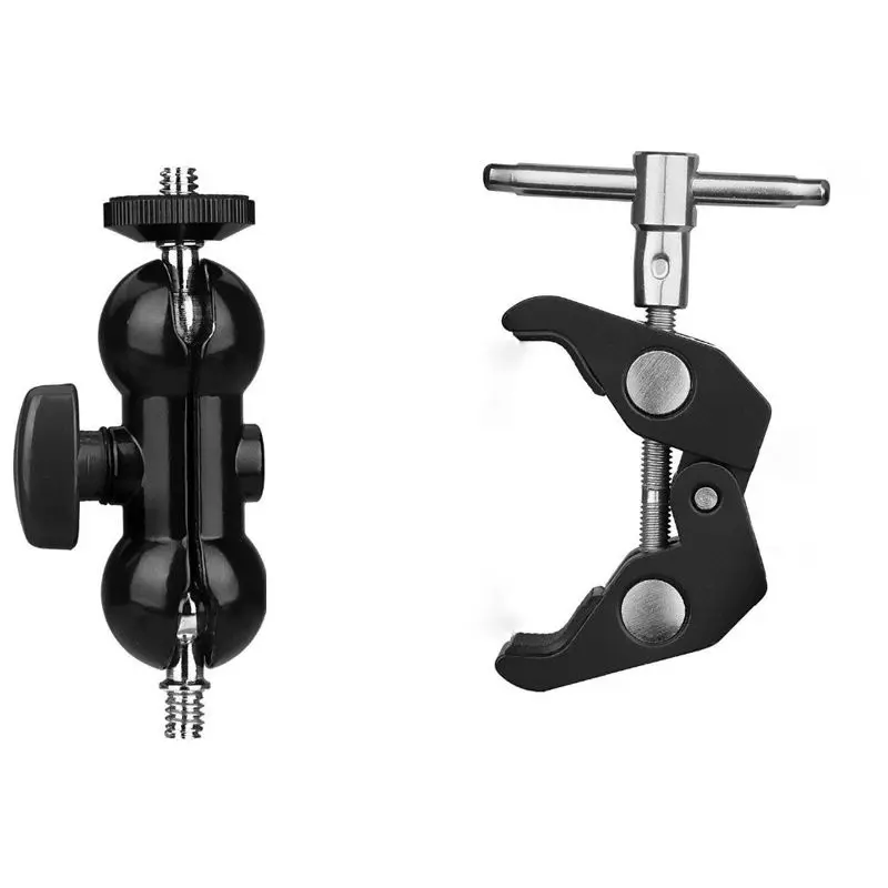 MagicLine Multi-Functional Crab-Shaped Clamp with Ballhead Magic Arm
