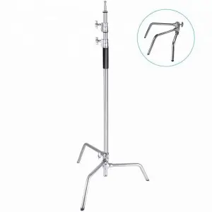 MagicLine Studio Heavy Duty Stainless Steel Light C Stand
