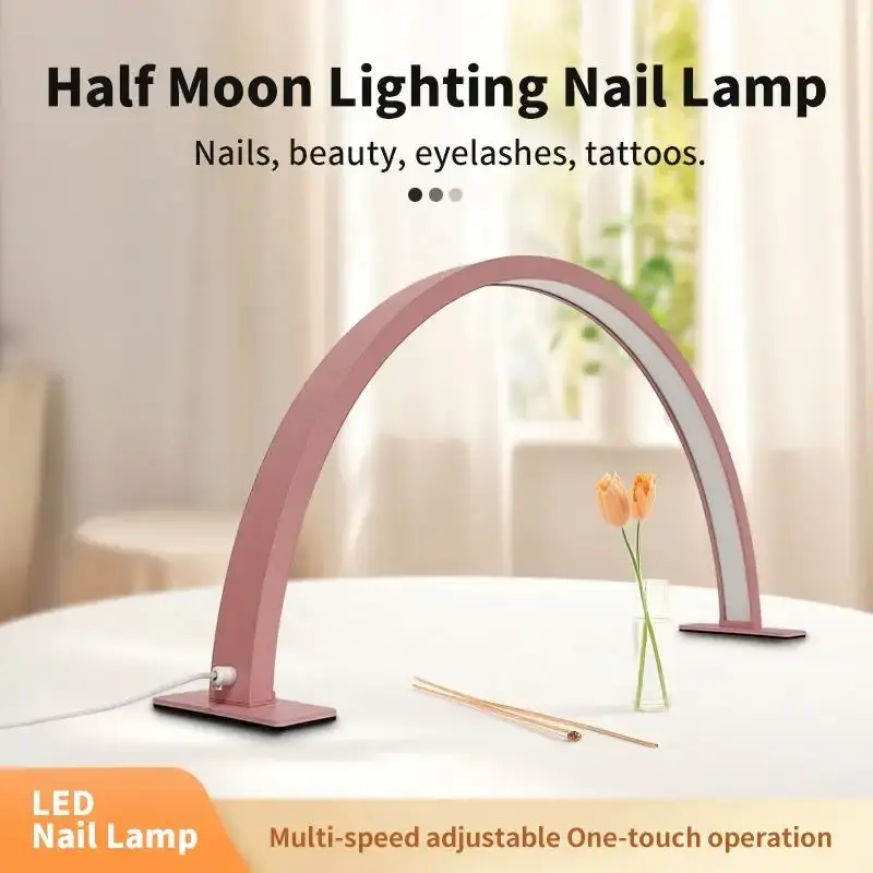 MagicLine Half Moon Nail Art Lamp Ring Light (55cm)