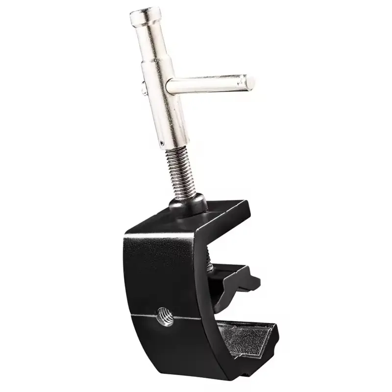 MagicLine Pipe Clamp with 5/8 Pin Pole Clamp Studio Screw Terminal Heavy Duty (SP)