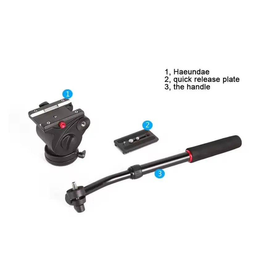 MagicLine Aluminum Video Monopod with Fluid Head Kit