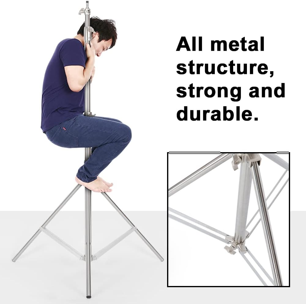 MagicLine Stainless Steel Backdrop Stand 9.5ftx10ft Photo Stand