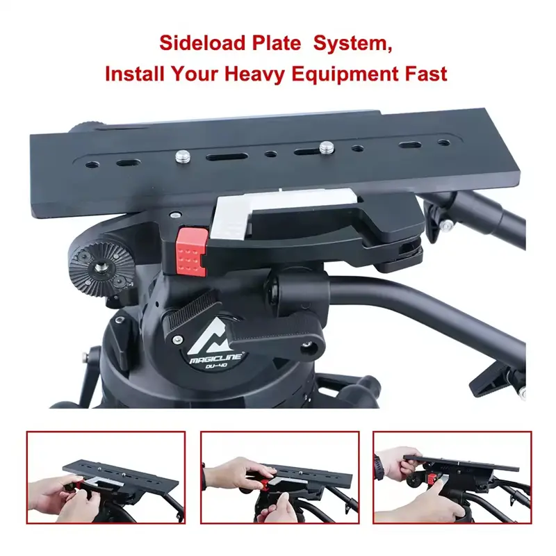 Broadcast Heavy Duty Cine Tripod System 150mm Bowl