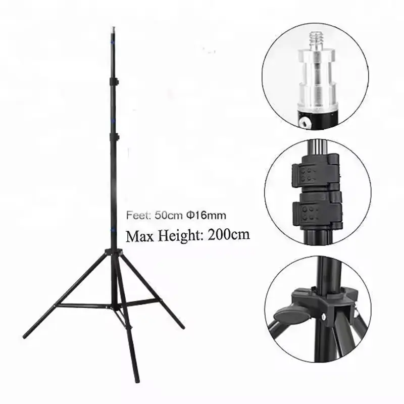 MagicLine Photo Video Aluminum Adjustable 2m Light Stand